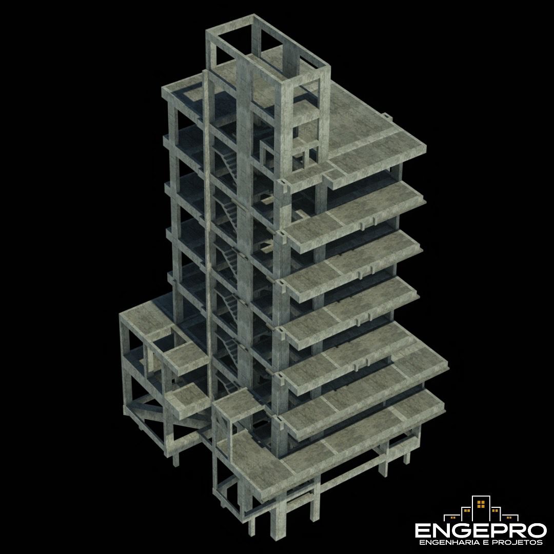 Estrutura Inteligente em Edifício de 7 Pavimentos — Bombinhas-SC imagem 2